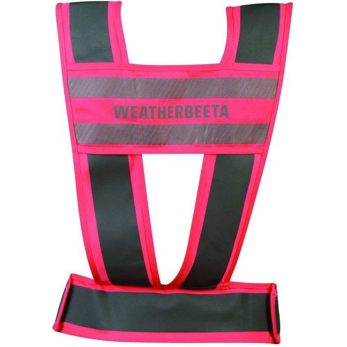 Weatherbeeta Adult Reflective Harness Hi Vis Pink 1005270 Colour Pink - Image 2