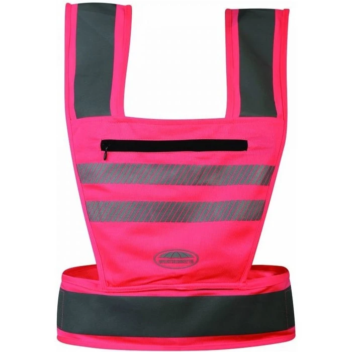 Weatherbeeta Adult Reflective Harness Hi Vis Pink 1005270 Colour Pink