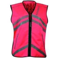 Weatherbeeta Reflective Waistcoat Hi Vis Pink - 1005269 Colour Pink