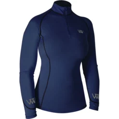 2022 Woof Wear Womens Performance Riding Shirt WA0001 - Navy Colour Navy