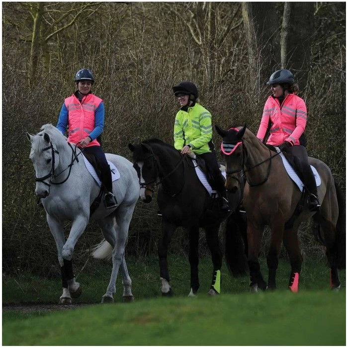 2022 Weatherbeeta Unisex Reflective Lightweight Waterproof Jacket With FREE Reflective Ear Bonnet - Hi Vis Yellow - Image 6